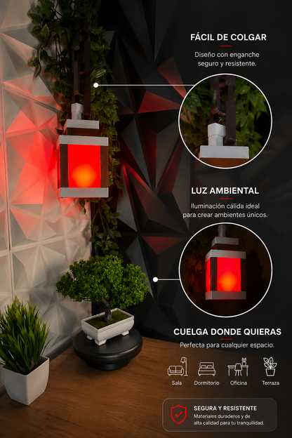 Lámpara Gamer Pixel Block – Luz Ambiental RGB para Habitación